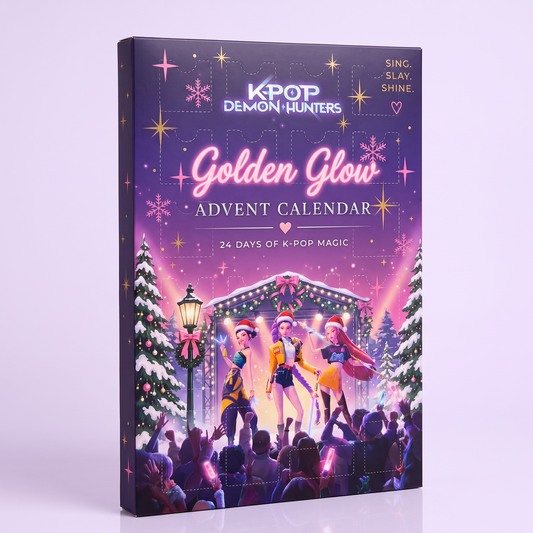 Golden Glow K-Pop Advent Calendar — 24 Collectible Keychains